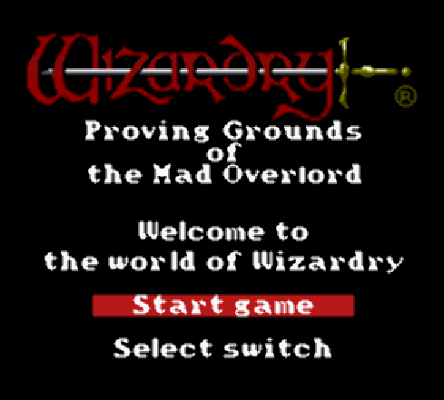  (GBC) 위저드리 1 Proving Grounds of the Mad Overlord (파일 다운)