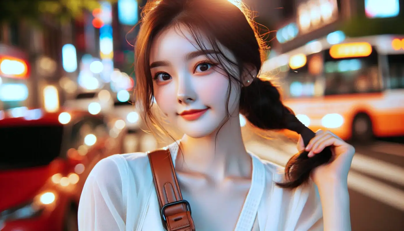 태국여행-우기에-관광하는-여성의-모습