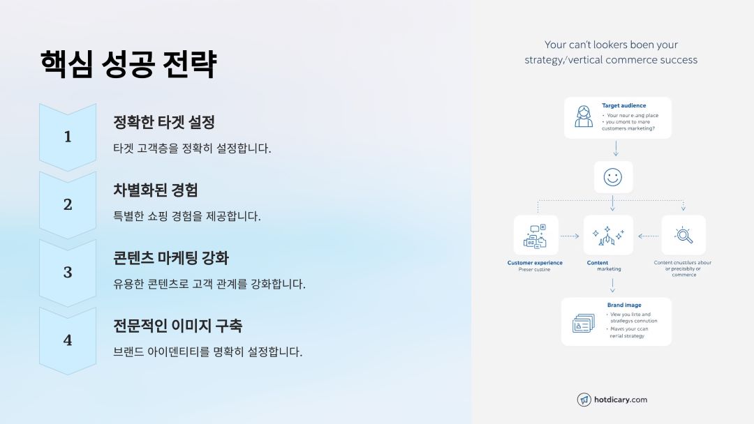 버티컬 커머스의 핵심 성공 전략