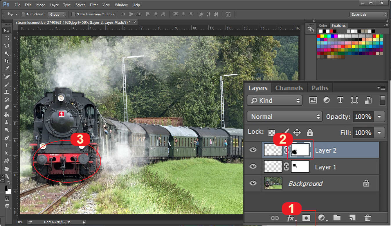 포토샵 연기효과