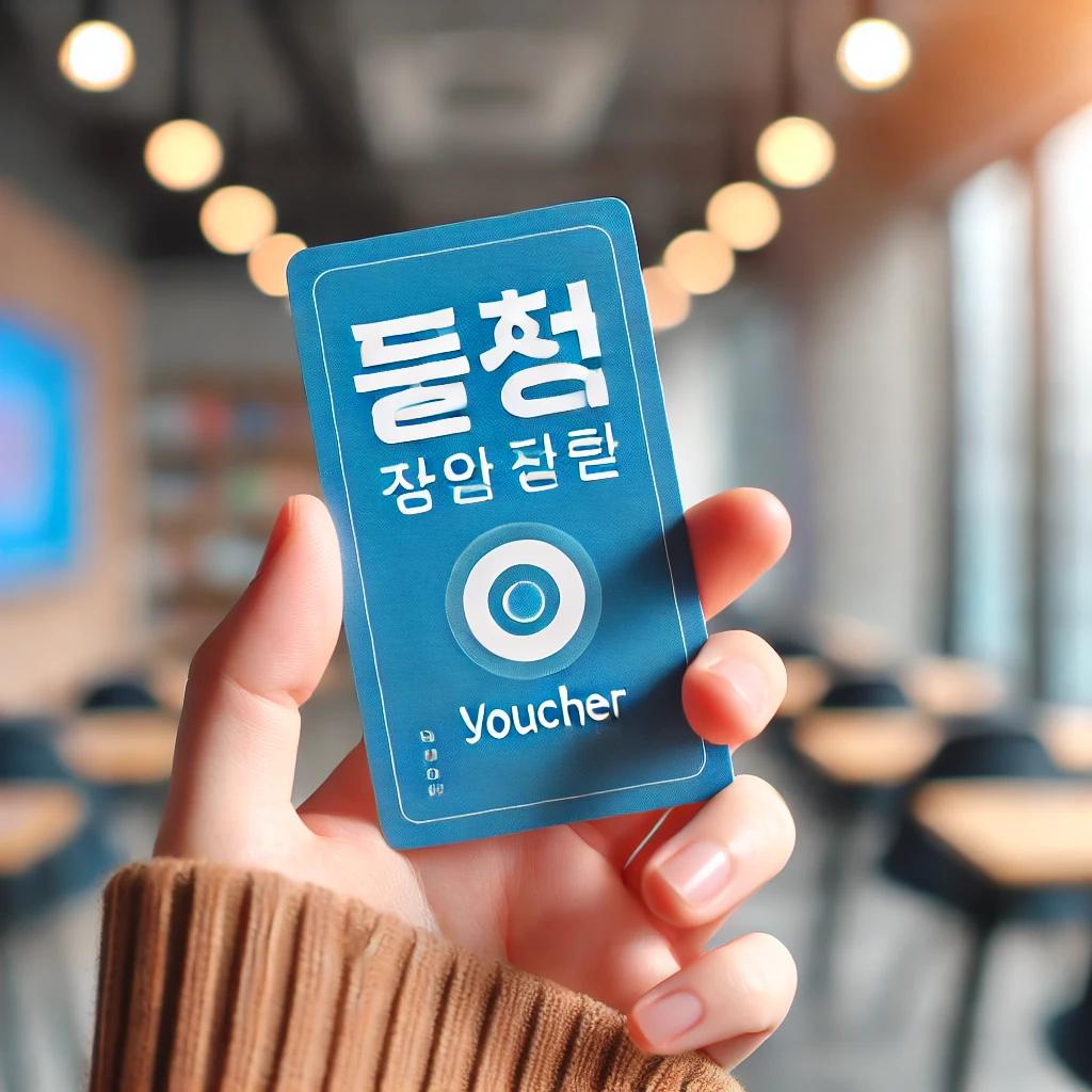 평생교육 바우처 카드신청방법