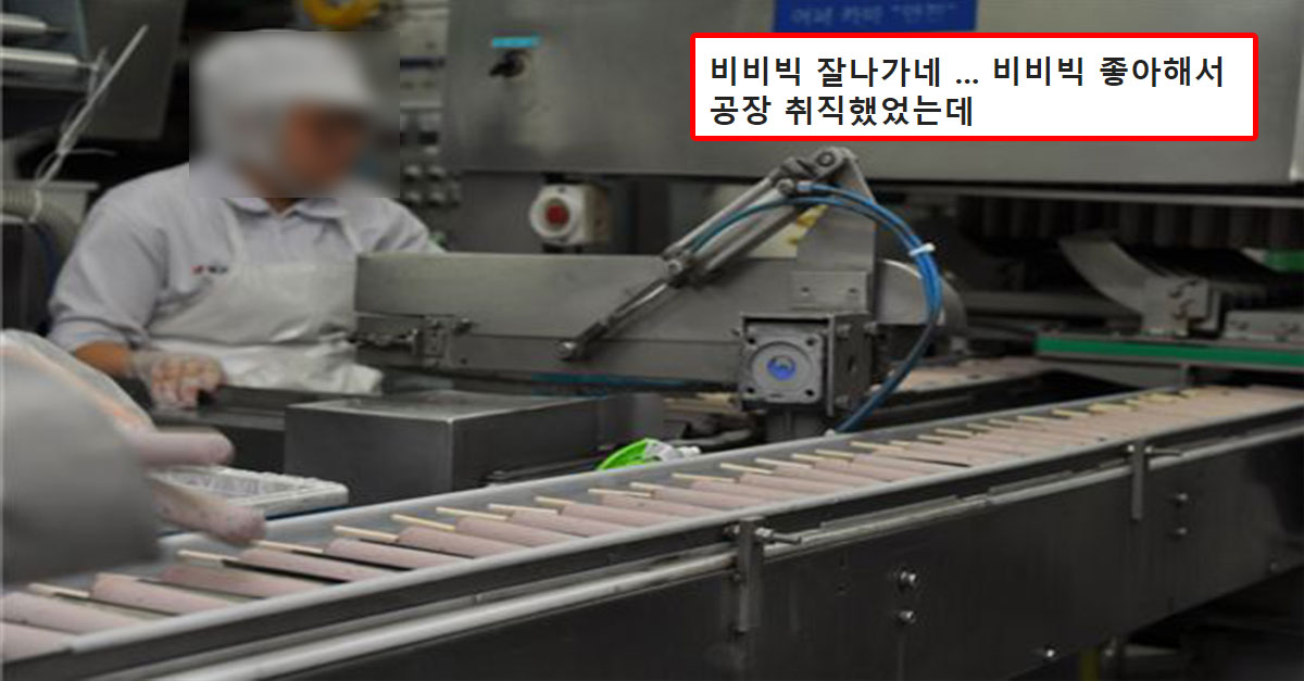  비비빅을 너무 좋아해서 비비빅공장에 취업한 후기 ㅋㅋㅋㅋ