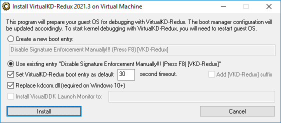 VirtualKD: Windows 10 Kernel Debugging Setting :: fuzz