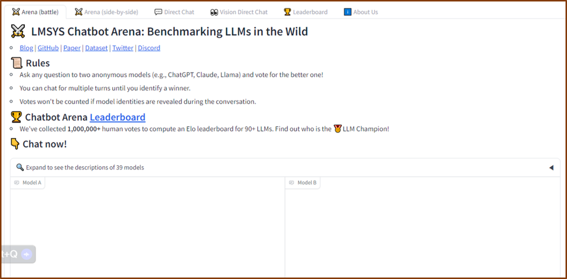LMSYS Chatbot Arena