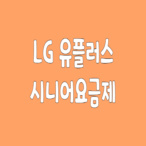  LG 유플러스 요금제 어르신 혜택