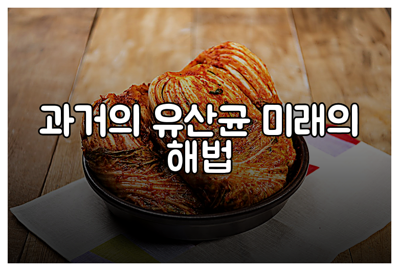 과거의 유산균 미래의 해법