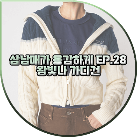  삼남매가 용감하게 28회 왕빛나 가디건 :: 그로브 제이 니트 집업 가디건 : 장현정 옷