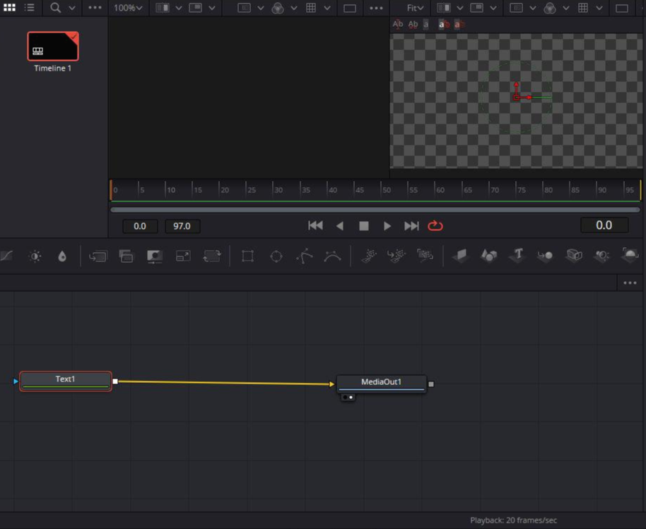 fusion Text노드 생성2