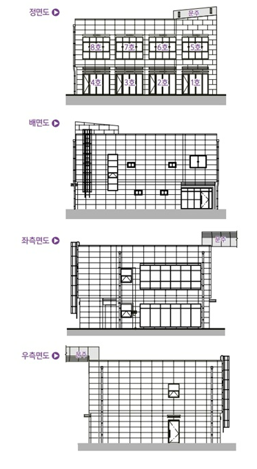 양주회천A24BL-단지내상가-상가입면도 