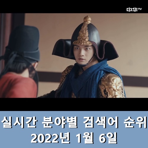  실시간 분야별 검색어 순위 1월 6일