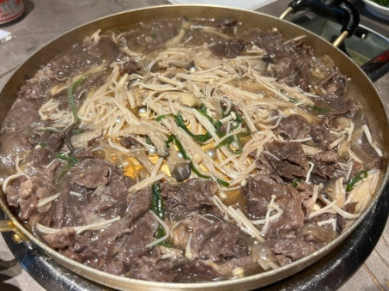 한우-생불고기