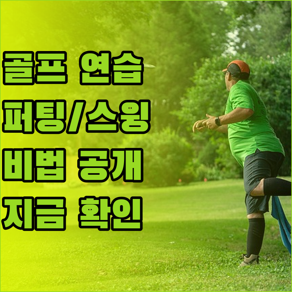 골프 연습의 새로운 지평? 퍼팅과 스
