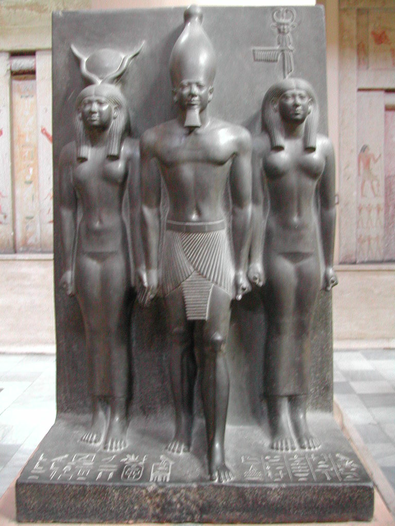 이집트고고학박물관-A Triad of Menkaure