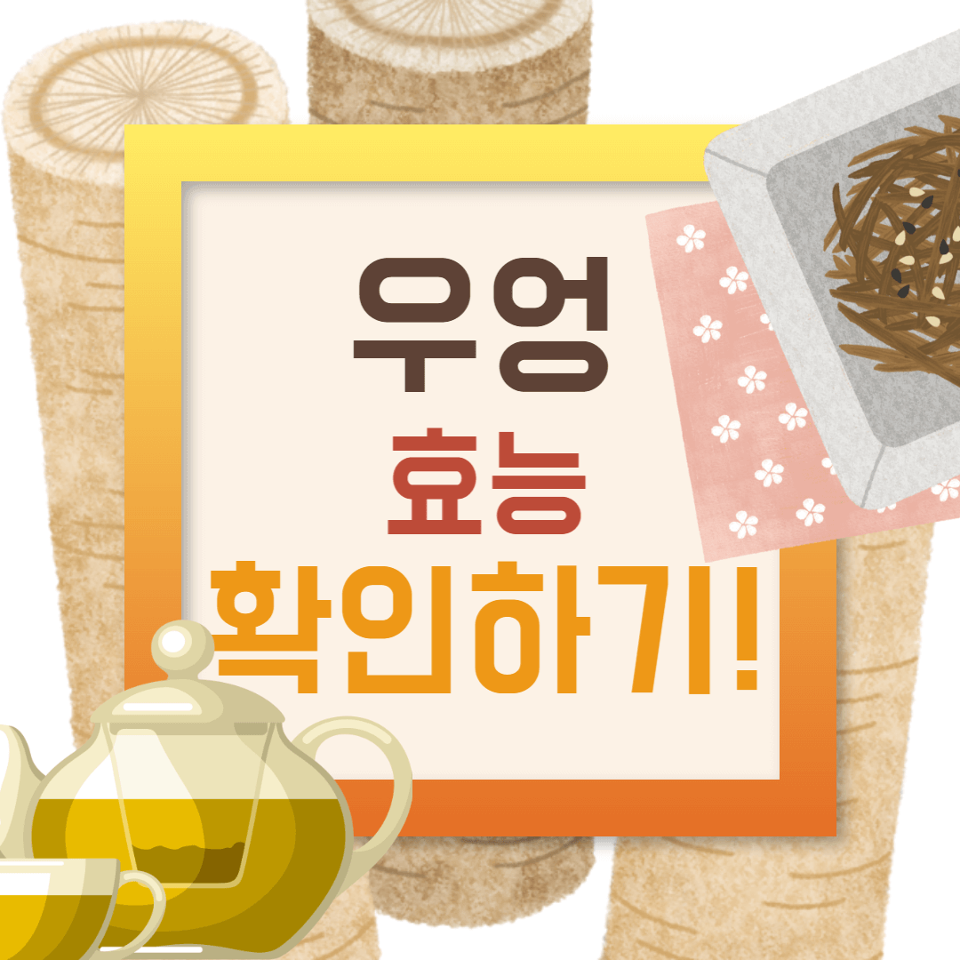우엉 효능과 부작용