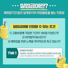 실업급여 홍보 이미지