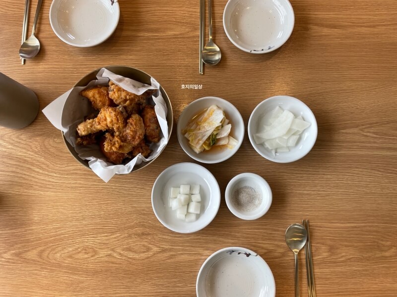 화성 융건릉 맛집 개수리 막국수 - 꽃메밀 닭튀김