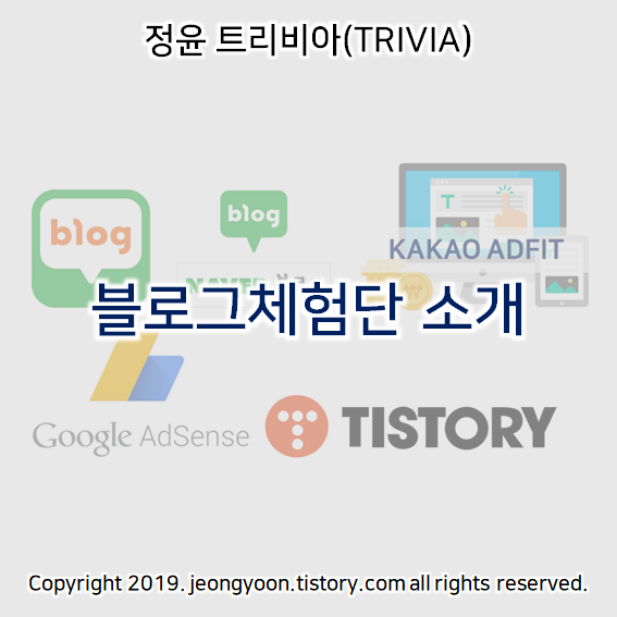  블로그체험단 소개