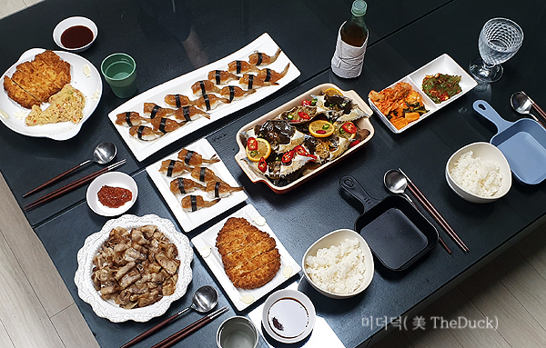 간장새우초밥과 간장게장