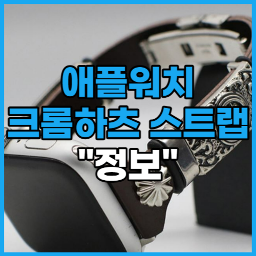  애플워치 크롬하츠 스트랩 정보