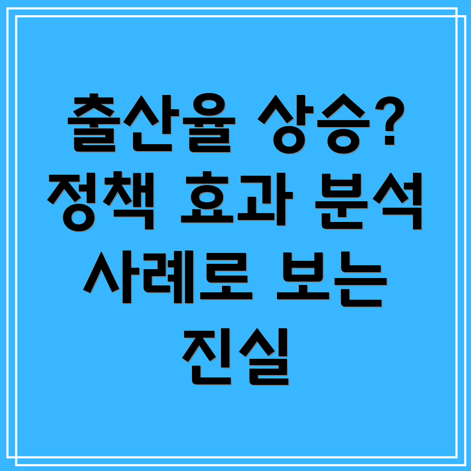 다자녀 지원정책