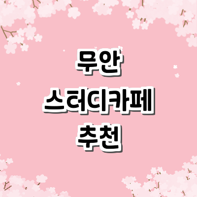 무안군 스터디카페