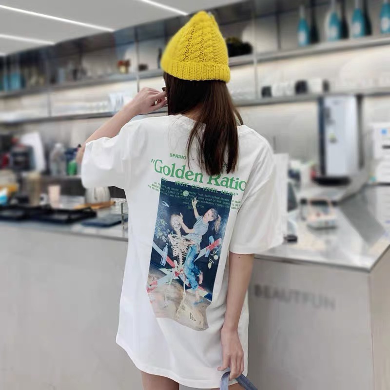  [OFF WHITE] 오프화이트 골든 라티오 반팔 티셔츠 (2 COLOR)