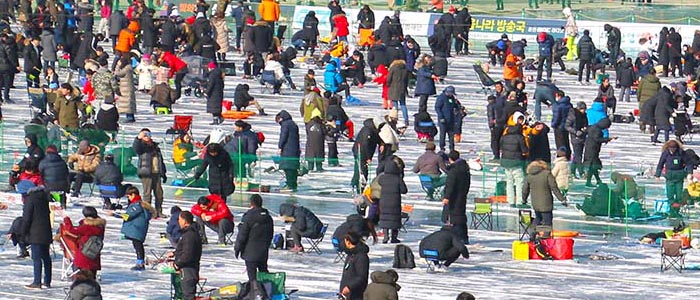 화천산천어축제-얼음낚시