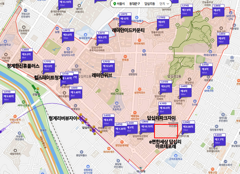 e편한세상답십리아르테포레무순위2차-8