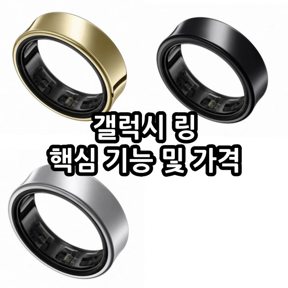 갤럭시 링 드디어 공개 - 주요 핵심 기능 및 가격, 사전 판매