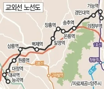 교외선 재개통 노선도 시간표 개통일 예매_8