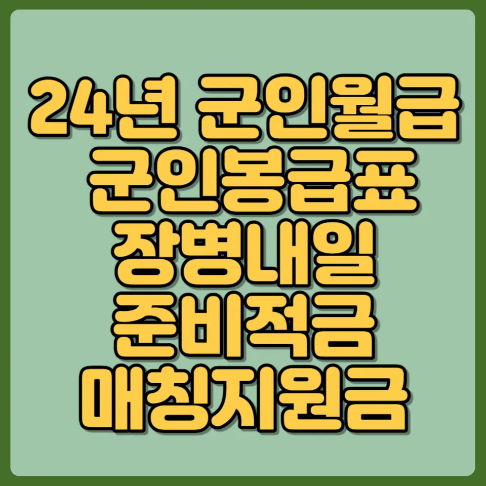 군인월급 썸네일