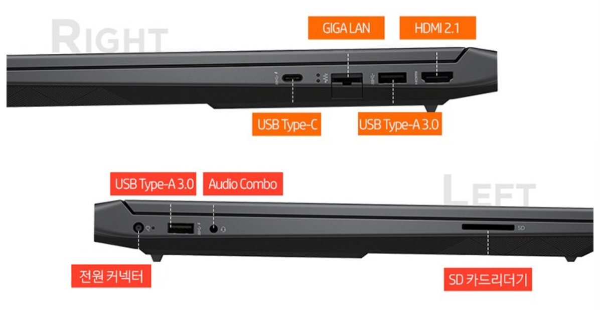노트북-측면-포트-구성