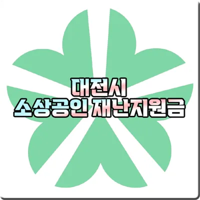 대전 소상공인 지원금 신청방법/신청기간/조건 등 정리