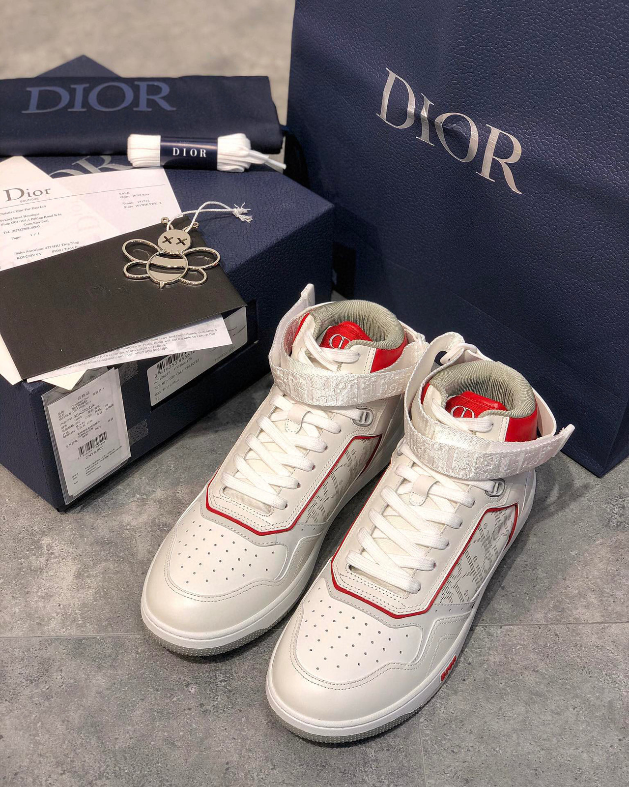  [DIOR] 디올 B27 하이탑 스니커즈 3SH132ZIJ_H063