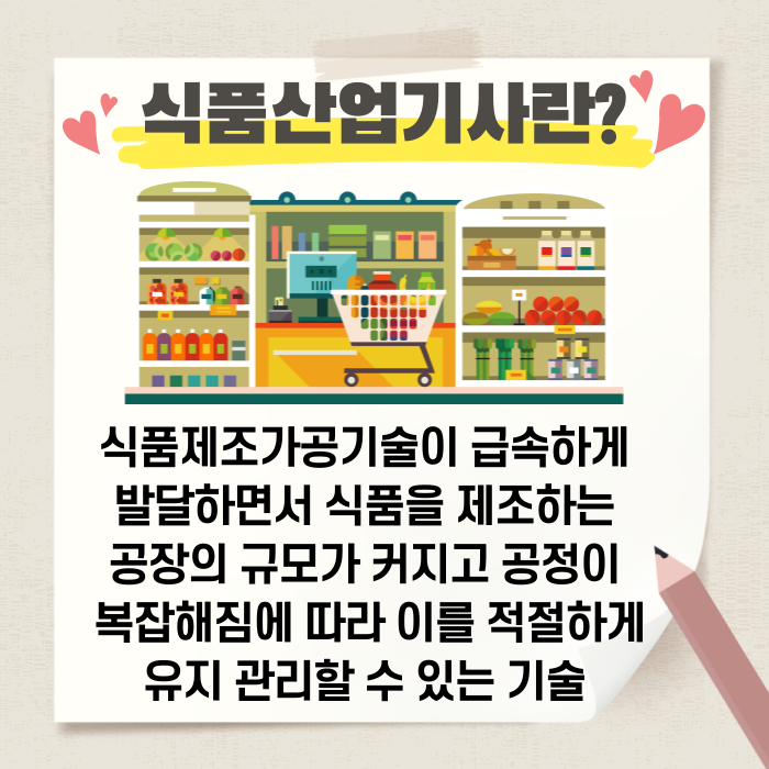 직무취업에 필요! 식품산업기사 자격요건, 식품품질관리 6