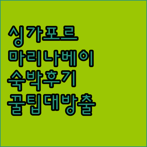 마리나 베이 샌즈 싱가포르 완벽 분석