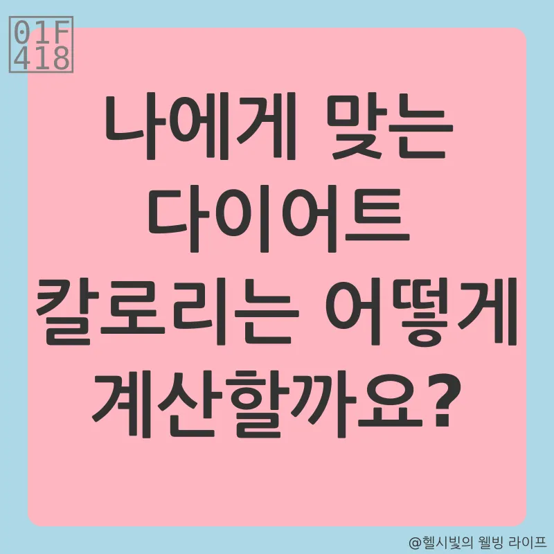 다이어트 칼로리 계산_2
