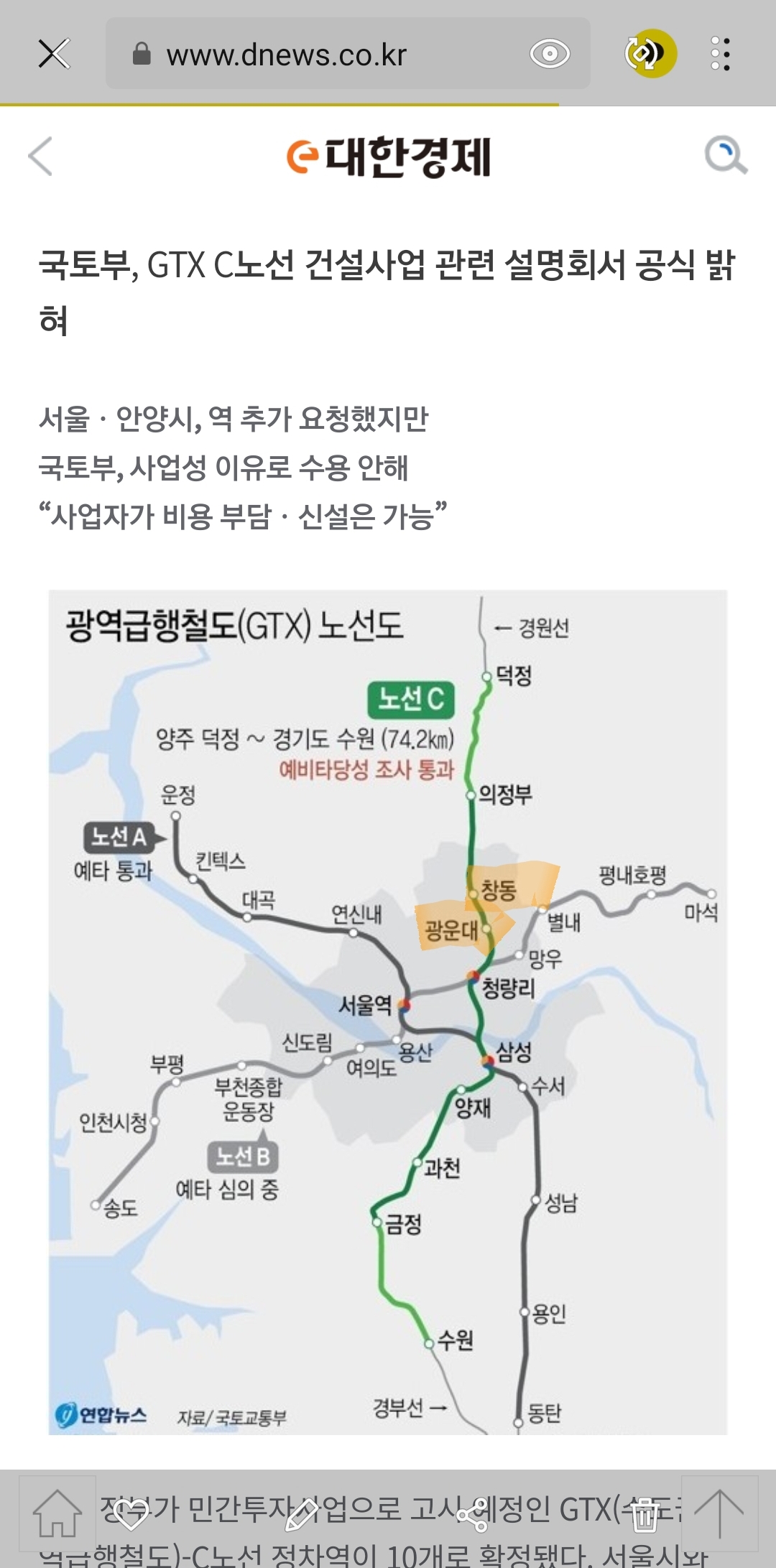  광운대역,창동역이 의미 있는 이유
