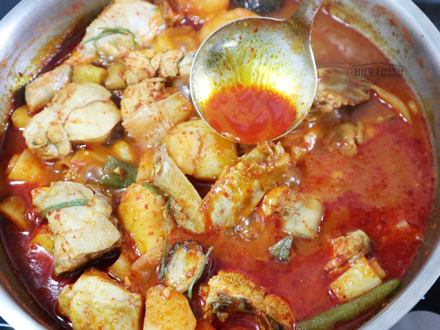 국물 닭도리탕 황금레 시피 백종원 닭도리탕 만드는 법 9