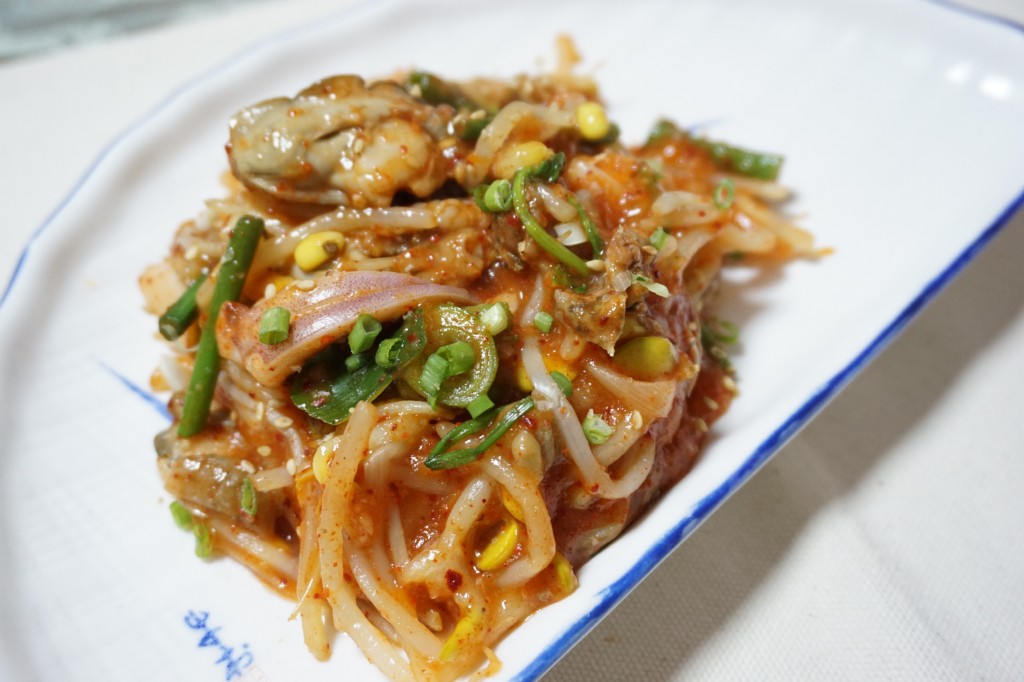 굴무침