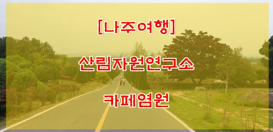  나주여행 나주가볼만한곳 나주 산림자원연구소 추천, 나주카페 사진찍기좋은곳 카페염원 솔찍한 후기