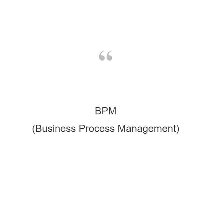  BPM(Business Process Management)이란?
