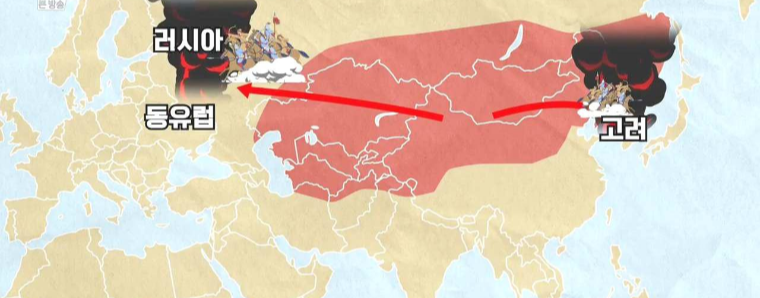 유럽으로 향한 몽골