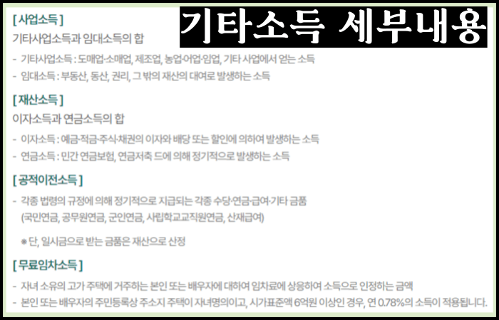소득인정액-계산방법-모의계산-기타소득
