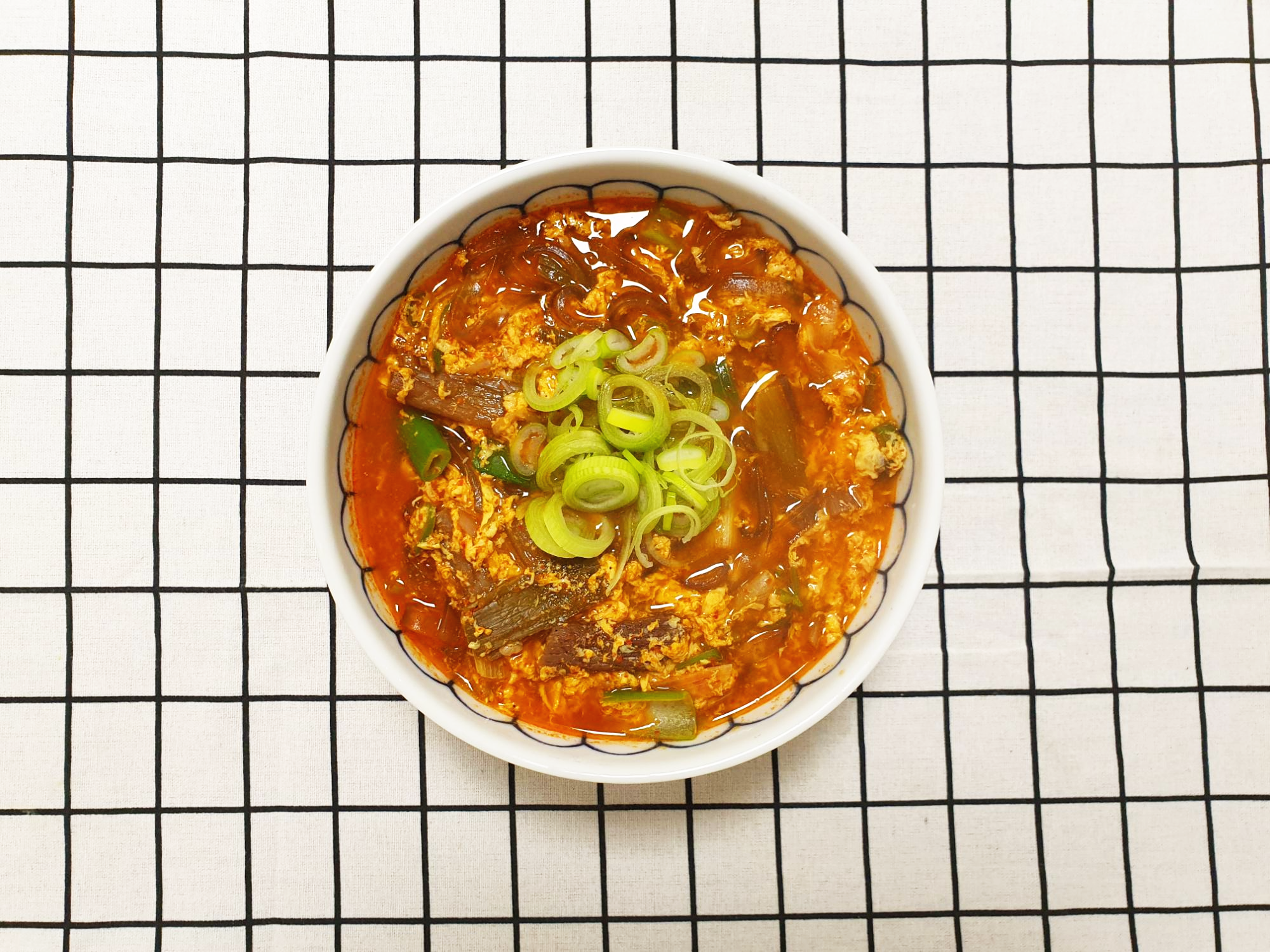  오뚜기 육개장 맛있게 끓이는법 육계장 계란탕 만드는법