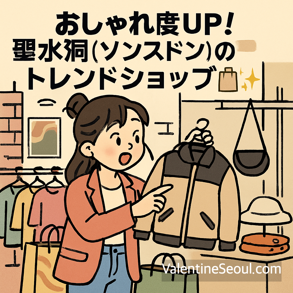 おしゃれ度UP!聖水洞(ソンスドン)のトレンドショップ🛍️✨