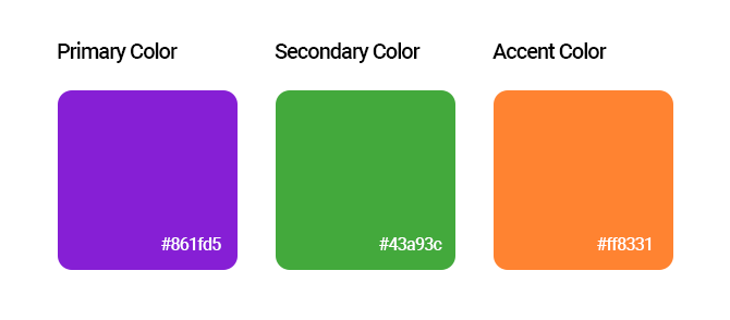 컬러스타일 가이드 예시