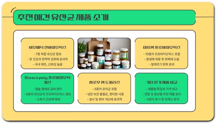 애견 유산균 추천