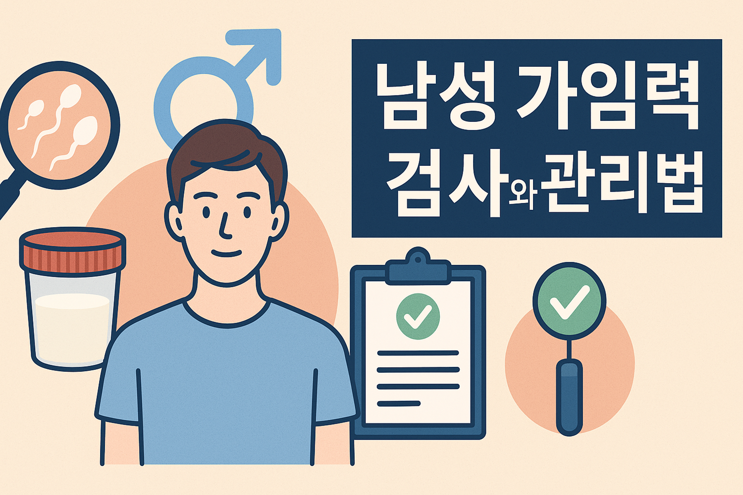 남성 가임력 검사와 관리법