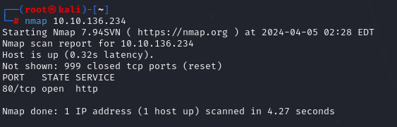 nmap 포트 스캔 사용법